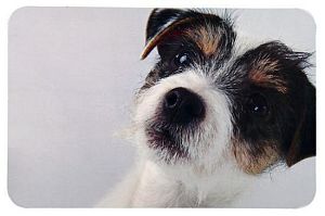 Коврик TRIXIE под миску, фото собаки, 43×28 см