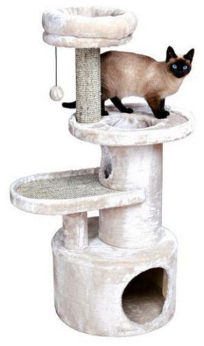 Домик TRIXIE "Alessio" для кошки, 111 см, светло-серый