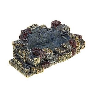 Камень-поилка-кормушка Aqua-Pro для рептилий, L205 x W125 x H75 мм