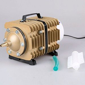 Компрессор поршневый SunSun ACO-006&nbsp;Electrical Magnetic AC, алюминиевый корпус, 105&nbsp;Вт, 85&nbsp;л/мин