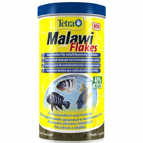 Основной корм Tetra Malawi Flakes для восточноафриканских цихлид и крупных рыб, хлопья 1 л Основной корм Tetra Malawi Flakes для восточноафриканских цихлид и крупных рыб, хлопья 1 л