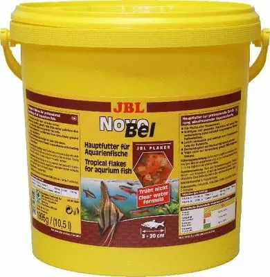 Основной корм JBL NovoBel для всех аквариумных рыб, хлопья 10,5 л