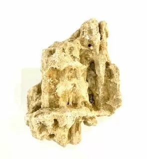 Камень песчаник пещеристый желтый S, до 12 см, до 1200 г, 1 шт.