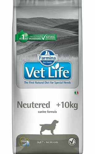Диета FARMINA Vet Life Dog Neutered +10kg для стерилизованных собак от 10 кг, 2 кг