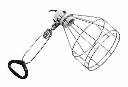 Exo Terra Wire Light светильниик на зажиме с фарфоровым патроном, малый