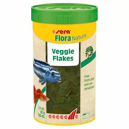 Растительный корм Sera FLORA NATURE для рыб, хлопья 250 мл Растительный корм Sera FLORA NATURE для рыб, хлопья 250 мл
