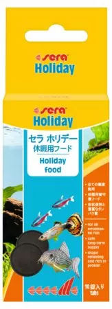 Корм выходного дня Sera HOLIDAY для рыб, 10 таб.