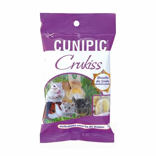 Лакомство CUNIPIC «Crukiss Dehydrated Fruits» крекеры из сухофруктов для грызунов, 100 г