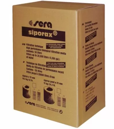 Бионаполнитель Sera SIPORAX для фильтров, 50 л