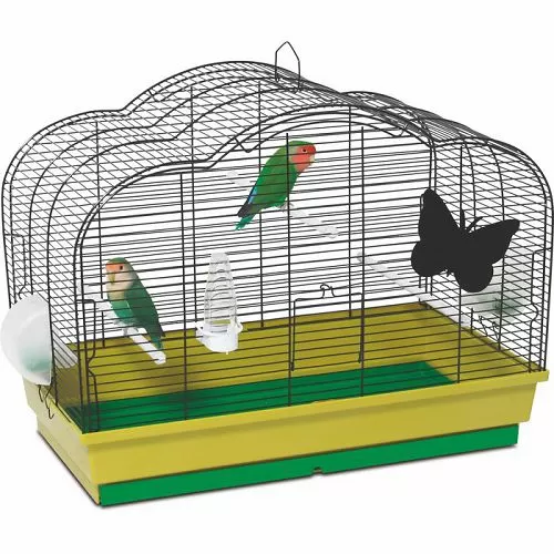 Pet Inn Клетка MARGHERITA для птиц, 2 кормушки, поилка, 3 жердочки, 74х40x49,5 см Pet Inn Клетка MARGHERITA для птиц, 2 кормушки, поилка, 3 жердочки, 74х40x49,5 см