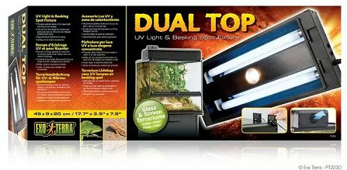 Exo Terra Dual Top светильник для террариумов, 45x9x20 см