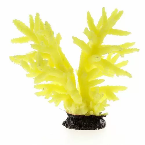 Коралл VITALITY мягкий, пластик, желтый, 39х38х32,5 см