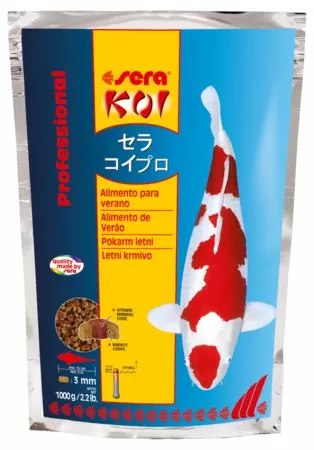 Корм Sera KOI Professional Summer летний для кои и других прудовых рыб, 1 кг