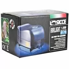 Компрессор аквариумный SICCE AIRlight 1000 одноканальный, 60 л/ч, 50х95хh57 мм