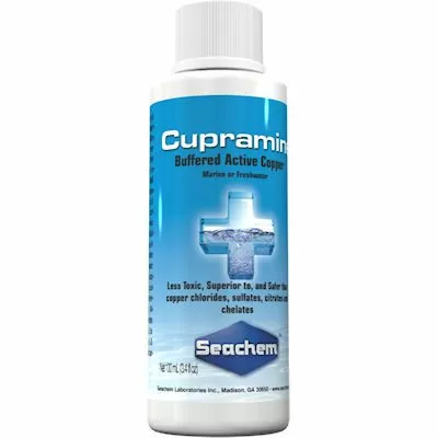 Препарат SEACHEM Cupramine для борьбы с паразитами на основе меди, 100 мл