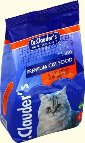 Корм Dr.Clauder`s Индейка с печенью для кошек, 400 г