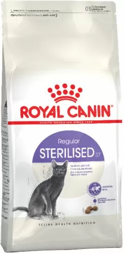 Корм Royal Canin Sterilised 37 для стерилизованных кошек 1-7 лет, склонных к полноте