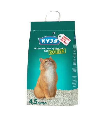 Наполнитель Кузя для кошачьего туалета, 4,5 л
