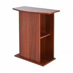 Тумба AquaPlus фигурная, итальянский орех, открытая, модель 2016, 60х30х70 см Тумба AquaPlus фигурная, итальянский орех, открытая, модель 2016, 60х30х70 см