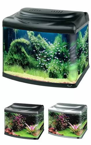 Аквариум Hailea с гнутыми передними углами/стеклом+фильтр RP-400, 60 л,черный Аквариум Hailea с гнутыми передними углами/стеклом+фильтр RP-400, 60 л,черный
