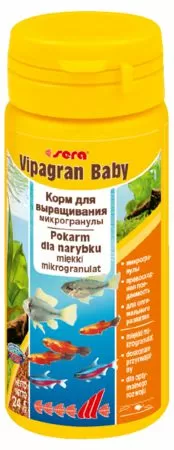 Корм Sera VIPAGRAN BABY для молоди рыб, микрогранулы 50 мл Корм Sera VIPAGRAN BABY для молоди рыб, микрогранулы 50 мл