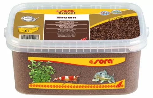 Аквариумный грунт Sera Gravel Brown коричневый, Ø 2-3 мм, 3 л Аквариумный грунт Sera Gravel Brown коричневый, Ø 2-3 мм, 3 л