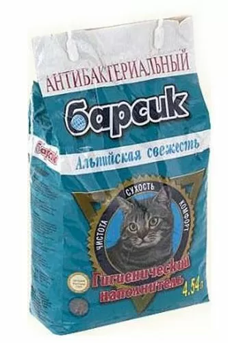 Наполнитель Барсик Альпийская Свежесть для кошачьего туалета, 4,54 л