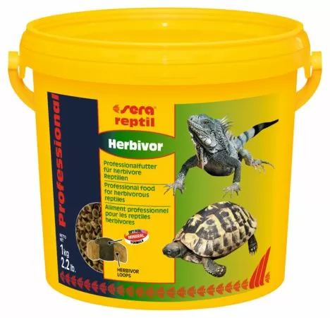 Корм Sera REPTIL PROFESSIONAL HERBIVOR для растительноядных рептилий, 3,8 л