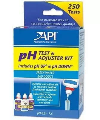 Набор API Freshwater Deluxe pH Test для измерения и изменения уровня pH в пресной воде Набор API Freshwater Deluxe pH Test для измерения и изменения уровня pH в пресной воде
