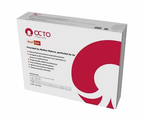 Рифовая морская соль OCTO, коробка 6,7 кг на 189 л