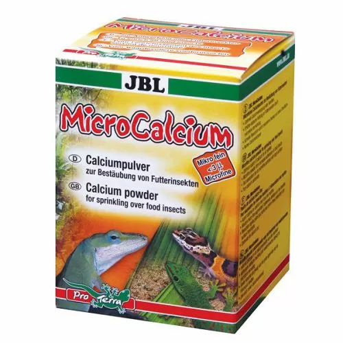 Кальциевый порошок JBL MicroCalcium для опыления кормовых насекомых, 100 г