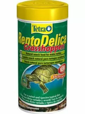 Корм Tetra ReptoDelica Grasshoppers для черепах, деликатес из кузнечиков, 250 мл