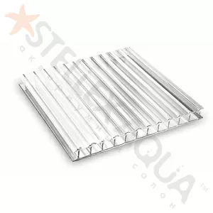 Поликарбонат листовой ячеистый, 100x70 см, 4 мм