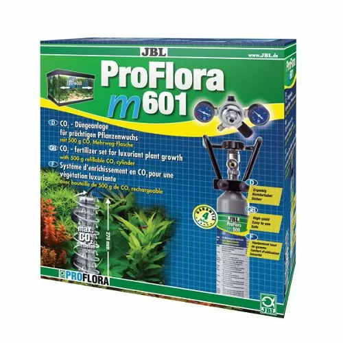 JBL ProFlora m601 система СО2 для аквариумов 100-600 л с пополняемым баллоном 500 г JBL ProFlora m601 система СО2 для аквариумов 100-600 л с пополняемым баллоном 500 г
