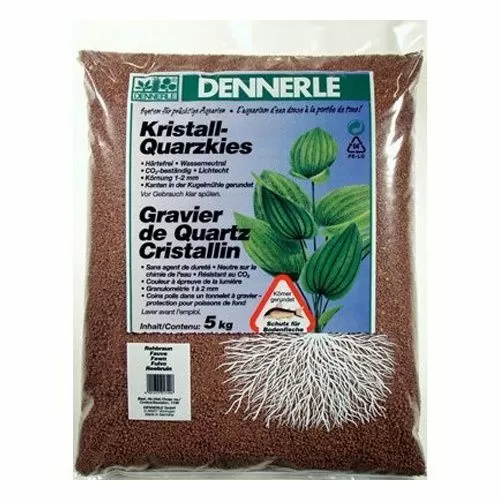 Аквариумный грунт Dennerle CRYSTAL QUARTZ GRAVEL, гравий 1-2 мм, темно-коричневый, 5 кг Аквариумный грунт Dennerle CRYSTAL QUARTZ GRAVEL, гравий 1-2 мм, темно-коричневый, 5 кг