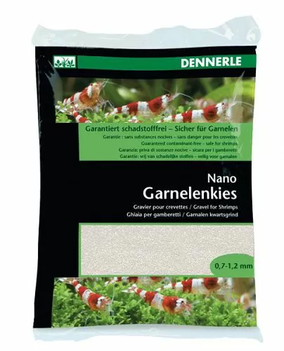 Грунт для мини-аквариумов Dennerle Nano Garnelenkies "Sunda white" белый, 0,7-1,2 мм, 2 кг Грунт для мини-аквариумов Dennerle Nano Garnelenkies "Sunda white" белый, 0,7-1,2 мм, 2 кг