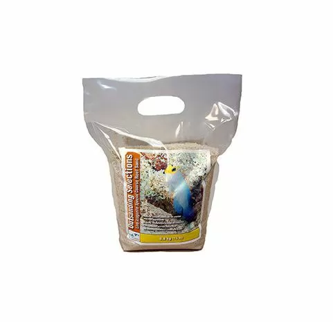Песок арагонитовый Two Little Fishies Coarse Reef Sand, 2-3 мм, 3 кг
