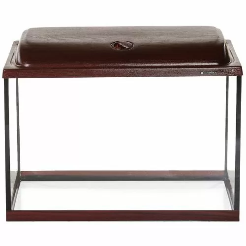 Аквариум AquaPlus прямой, махагон, 60х30х40 см, 72 л