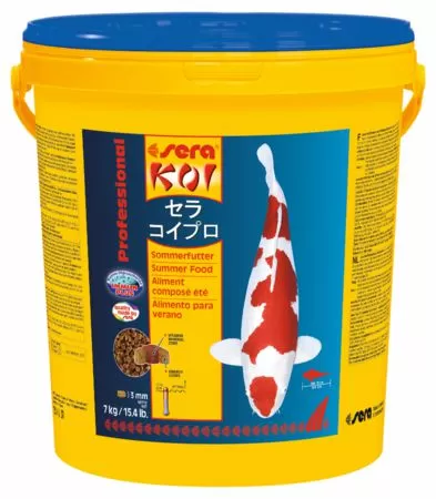 Корм Sera KOI Professional Summer летний для кои и других прудовых рыб, 7 кг