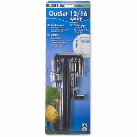 Комплект с флейтой JBL OutSet spray 12/16 для выпуска воды из внешнего фильтра CP e40x/70x/90x