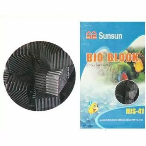 Биокубики пластиковые SUNSUN для внешних фильтров, 30 шт, 30x30 мм
