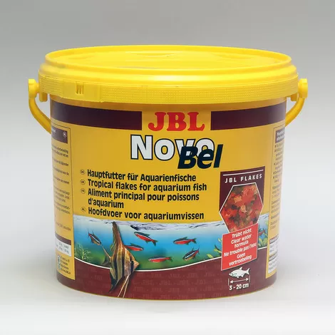 JBL NovoBel основной корм для всех аквариумных рыб, хлопья 12,5 л