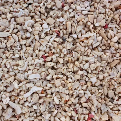 Натуральный грунт "Коралловая крошка" UDeco Sea Coral для аквариумов, 4-6 мм, 6 л