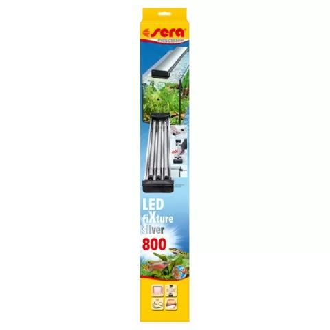 Внешний светильник Sera LED fiXture 800 silver, 800х130х50 мм, серебрянный
