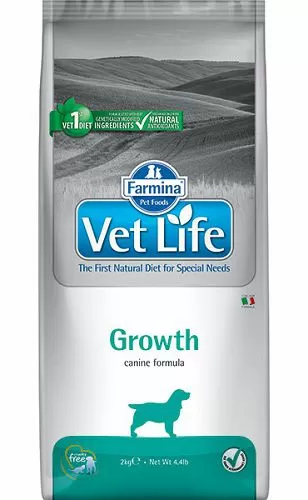 Диета FARMINA Vet Life Dog Growth для собак при нарушениях роста и имунной системы, 2 кг