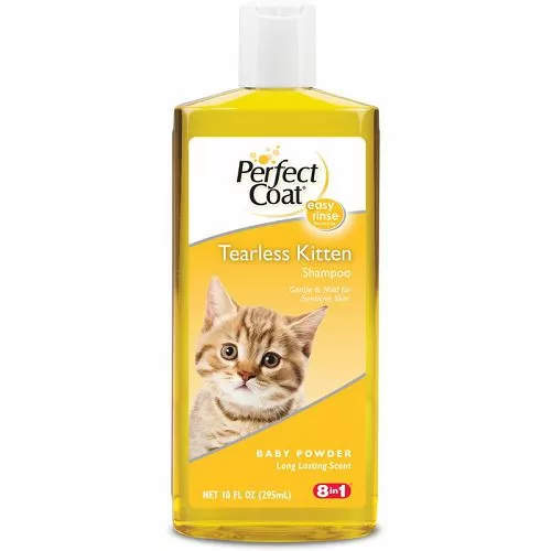 8in1 PC Tearless Kitten Shampoo-Baby Powder Scent Шампунь для котят "без слез", 295 мл