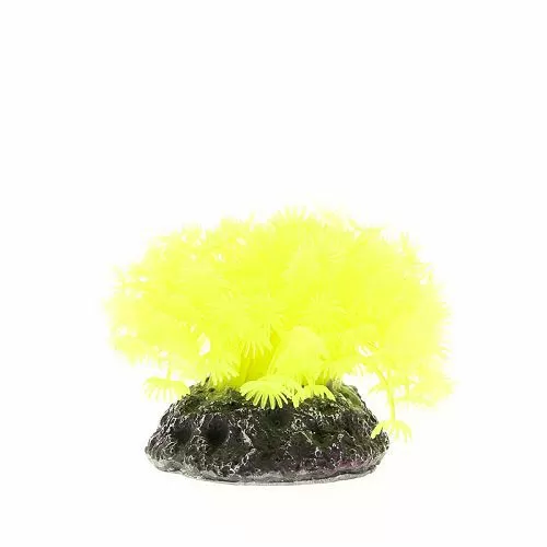 Коралл VITALITY мягкий, пластик, желто-красный, 10х10х10 см