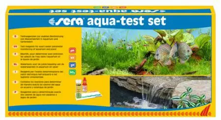 Набор тестов Sera AQUA-TEST-SET рН, GH, KH, NO2 для аквариумной воды