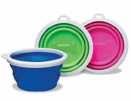 Миска Bamboo Silicon Travel Bowl (1 cup) складная для собак, силикон, 237 мл