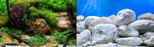 Фон NATURE двухсторонний Камни с мхом/Белые камни (синий), 30 см Фон NATURE двухсторонний Камни с мхом/Белые камни (синий), 30 см